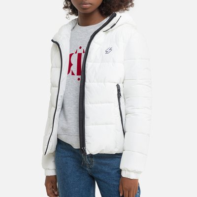 Doudoune courte à capuche zippée SUPERDRY