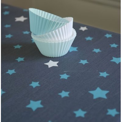 Nappe enduite ronde ou ovale ETOILES FLEUR DE SOLEIL