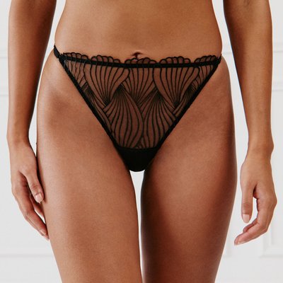 Tanga en broderie WETLOOKIZ UNDIZ