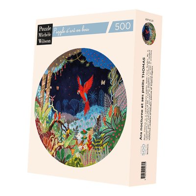 Ara nocturne et ses petits d'Alain Thomas PUZZLE MICHELE WILSON