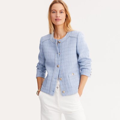 Veste courte en tweed, coupe droite ANNE WEYBURN