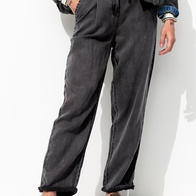 Pantalon chino en lyocell PROMOD