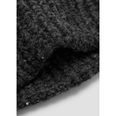 Bonnet en maille détail à sequins MANGO KIDS