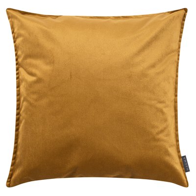 Housse de coussin velours avec volant piqué MARLA MAGMA HEIMTEX