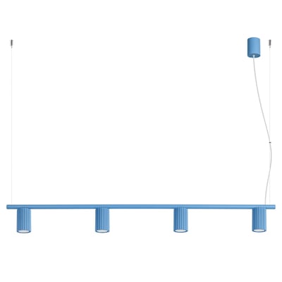 Lustre Aluminium Bleu GU10 4 Karbon EDEN