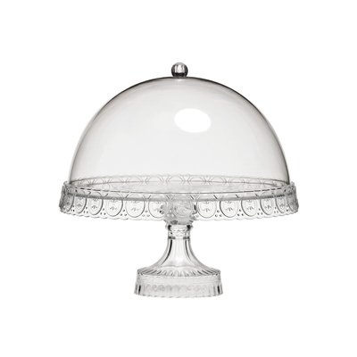 Acrylic Cake Stand with Dome Lid SO'HOME