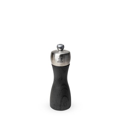 Moulin à sel manuel en bois et inox, collection graphite, 15 cm - 6in Fidji PEUGEOT