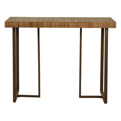 Table de bar teck recyclé 140cm Woody ZAGO
