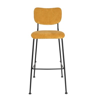 Tabouret de bar en velours - BENSON ZUIVER