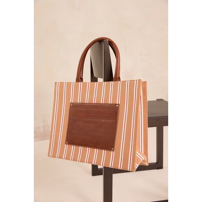 Sac cabas rayé en coton MATT Maison 123