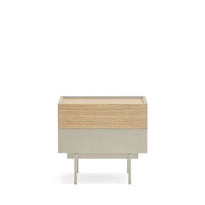 Table de chevet 2 tiroirs en bois- OTTO TEULAT