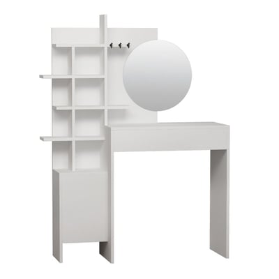 Coiffeuse 10 étagères 1 porte H151 cm - MUP CALICOSY