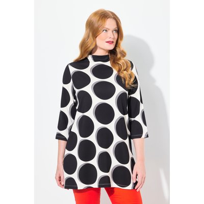 Sweat-shirt manches 3/4, motif à gros pois ULLA POPKEN