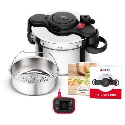 Autocuiseur Clipso Minut Now+ 6L P4900750 SEB