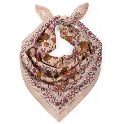 Petit Foulard en coton imprimé GOA BINDI ATELIER