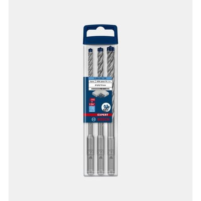 3 Forets Béton Sds Plus 7x Expert - 6/8/10 Mm BOSCH