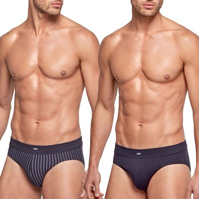 Pack 2 slips en coton stretch ESSENTIALS IMPETUS