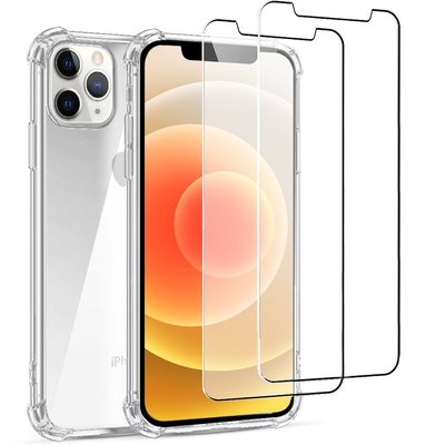 Coque Iphone 12  Pro Max antichoc + 2 vitres EVETANE