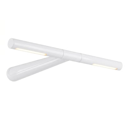 Applique murale d'intérieur noir LED blanc chaud dimmable ATELIER BLACK H22,5 cm LUMISKY