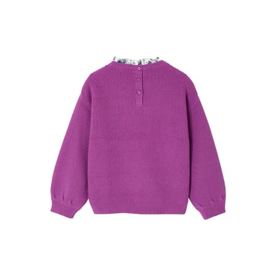 Pull col fantaisie forme loose VERTBAUDET