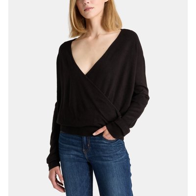 Gilet cache coeur noir femme outlet