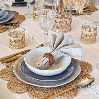 Lot de 6 assiettes creuses, ZAO ARD TIME