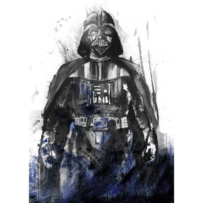 Papier peint Komar - Star Wars Watercolor Vader - 200 x 280 cm HEXOA