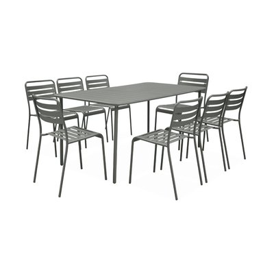 Table de jardin métal 8 chaises AMÉLIA SWEEEK
