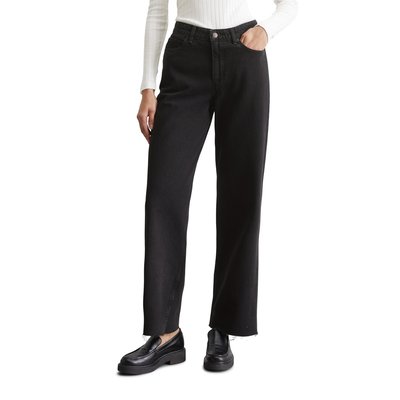 Jeans modèle Nelis large en denim noir rigide MARC O'POLO