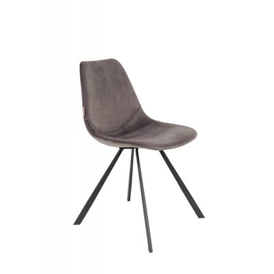 2 chaises Franky en velours - DUTCHBONE