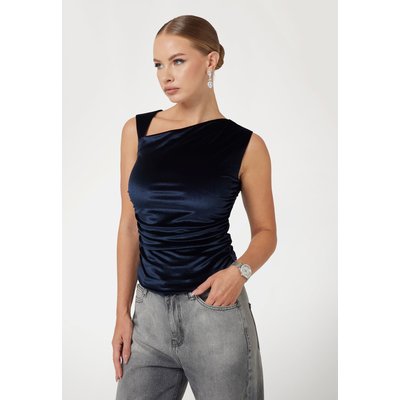 Top Velours Encolure Asymétrique GUESS