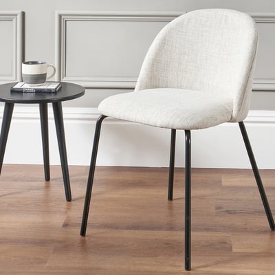 Tavi Linen & Metal Dining Chair SO'HOME