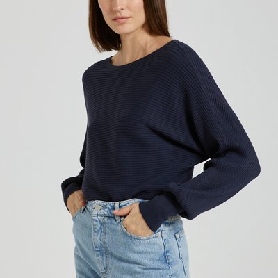 Boat Neck Jumper with Batwing Sleeves ONLY TALL