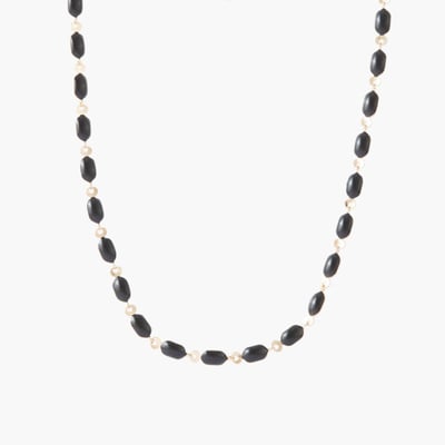 Collier maillons noir et doré BALABOOSTE