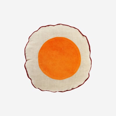 Coussin en lin et coton BERENICE HABITAT