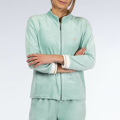 Cómoda chaqueta homewear de terciopelo MELISSA BROWN