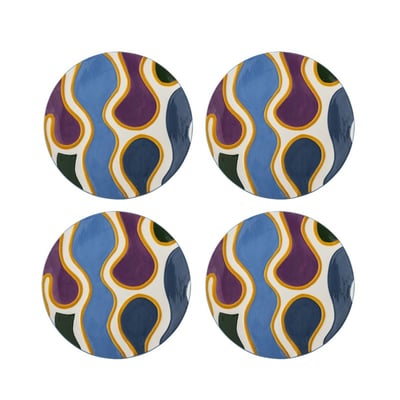 Petites assiettes design  Salacia set de 4 BLOOMINGVILLE