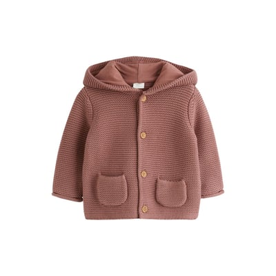 Cardigan à capuche en maille pour bébé NEXT