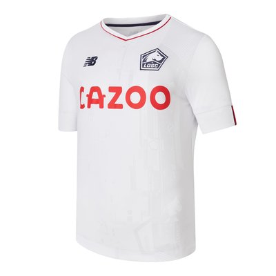 Lille LOSC Away Short Sleeve Jersey T-shirt col rond manches courtes. NEW BALANCE