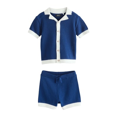 Ensemble short et polo en maille NEXT