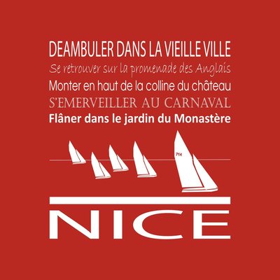 Tableau Sur Toile Nice ILLUSTRATION CEANOTHE