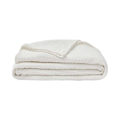 Plaid uni en gaze de coton, JAZZY ESSIX