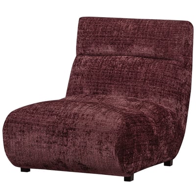 Fauteuil lounge en velours chenille - OBSERVE WOOOD