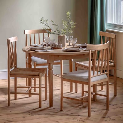 Ende Round Extending Dining Table (Seats 6) ÉDITÉ