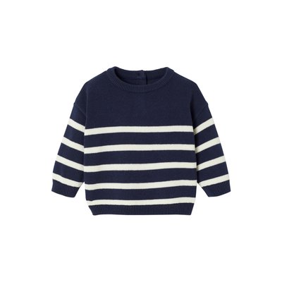 Pull rayé en tricot VERTBAUDET