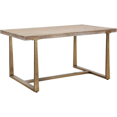 Table à manger plateau bois piètement fer MODERN RECOLLECTION