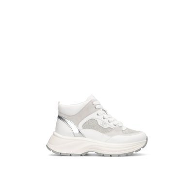 Sneakers mi-hautes en mesh glittéré LIU JO