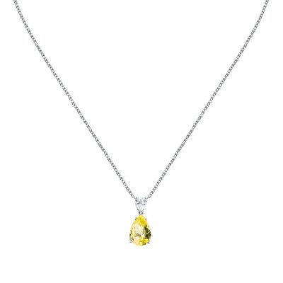 Collier en acier, cristaux, TESORI MORELLATO