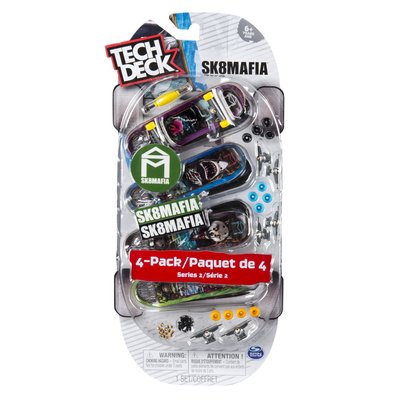 Pack 4 finger skates tech deck (asst) SPIN MASTER