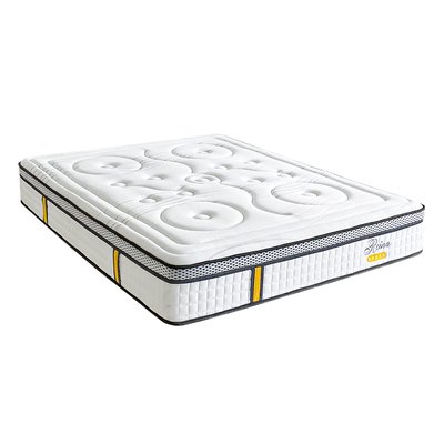 Pack Matelas Ressorts ensachés + Sommier Bois + Protège matelas anti punaise REINA 2.0 BELLECOUR